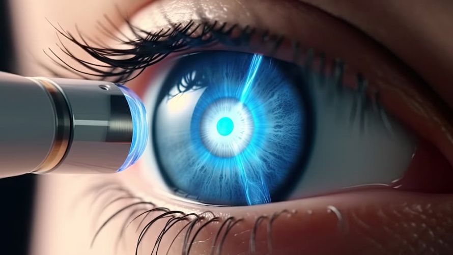 Laserbehandlung Auge